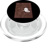 Reading Ghost - Spooky Library Halloween tee PopSockets PopGrip para MagSafe