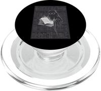Reading Ghost - Spooky Library Halloween tee PopSockets PopGrip para MagSafe