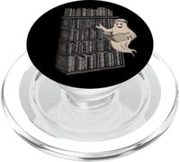Reading Ghost - Spooky Library Halloween tee PopSockets PopGrip para MagSafe