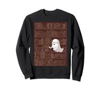 Reading Ghost - Spooky Library Halloween tee Sudadera