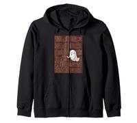 Reading Ghost - Spooky Library Halloween tee Sudadera con Capucha