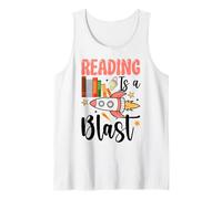 Reading Is A Blast Camiseta sin Mangas