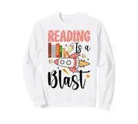 Reading Is A Blast Sudadera