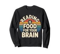 Reading Is Food For Your Brain Reader Hobby Librarian |- Sudadera
