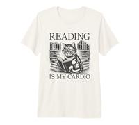 Reading Is My Cardio Camiseta Premium