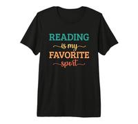 Reading Is My Favorite Sport Camiseta Premium