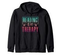 Reading Is My Jam Book Lover Teacher Bookworm Library Reader Sudadera con Capucha