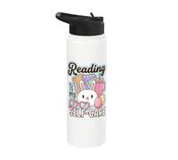 Reading Is My Self Care Book Lover Quote Stainless Steel Insulated Water Bottle