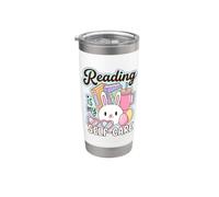 Reading Is My Self Care Book Lover Quote Vaso térmico de acero inoxidable de doble pared