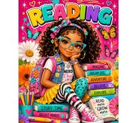 Reading Is My Superpower: A Cute Reading Journal & Notebook for Girls College Ruled with Date Lines 100 Pages |7.5 x 9.25