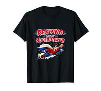 Reading Is My Superpower - Diseño de superhéroe para Amantes de los Libros Camiseta