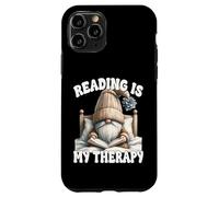 Reading Is My Therapy Funny Dad Teacher GNOME For Book Lover Carcasa para iPhone 11 Pro