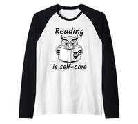 Reading Is Self-Care Camiseta Manga Raglan