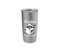 Reading Is Self-Care Vaso térmico de acero inoxidable de doble pared