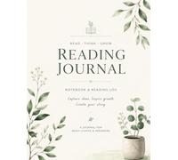 Reading Journal for Book Lovers: Track 48+ Reviews, Ratings, Quotes & Goals - Minimalist Botanical Paperback with Reading Log