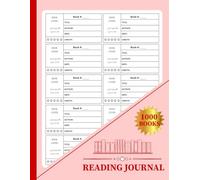 Reading Journal: Rating & Tracking Log for Up to 1000 Titles | Reading Challenge Pages with Space for Cover Images