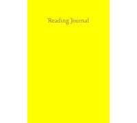 Reading Journal with Pastel Yellow Interior: Book Log, Reading Goals, Stats, Reviews & More