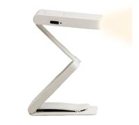 Reading Lamp, Foldable Reading Light, Rechargeable Book Light, Eye-Care Bookmark Lamp, Adjustable Reading Light, Compact and Portable, 1.5x0.83x3.07 Inches for Adults, Students, and Book Lovers