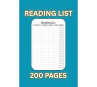Reading List Journal: Track Books to Read, Favorite Quotes, and Personal Notes | 200 Pages | Reading Log for Book Lovers, Students, and Avid Readers