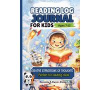 Reading Log Journal For Kids Ages 7-12