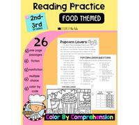 Reading Practice: Comprehension Questions, Fiction and Nonfiction Skills Workbook, Grade 2 Language, Grade 3 Learning, Color by Comprehension (Color By Comprehension Workbooks)