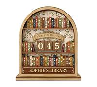 Reading Progress Board - Yearly Book Log Display Panel, Shelf Inspiration with Writable Tracker, Visual Habit Building Feature, Ideal for Teachers Students Book Clubs