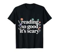 Reading So Good It's Scary Spooky Bookworm Reader |- Camiseta