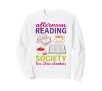 Reading Society Book Lover Afternoon Tea Bookish Reader Sudadera