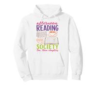 Reading Society Book Lover Afternoon Tea Bookish Reader Sudadera con Capucha