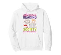 Reading Society Book Lover Afternoon Tea Bookish Reader Sudadera con Capucha