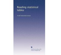 Reading statistical tables: A self-instruction course