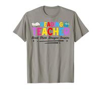 Reading Teacher Read Think Imagine Inspire Camiseta
