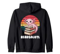 Readsolotl, I Read Alotl Axolotl Sudadera con Capucha