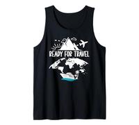 Ready for Travel My Therapy Summer Mode Vacation Cruise Trip Camiseta sin Mangas