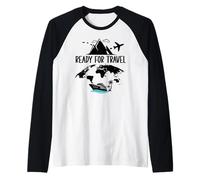 Ready for Travel My Therapy Summer Vacation Mode Cruise Trip Camiseta Manga Raglan