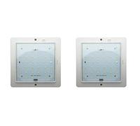 READY - Plafón de techo LED de 12 V-24 V con interruptor de encendido/apagado para caravana, autocaravana, remolque o barco, montaje en superficie