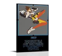 Ready Player One Out Movie Poster Pintura Decorativa Lienzo Arte de Pared Salón Póster Dormitorio Pintura, Arte de Pared Impresión de Imagen Moderna Decoración de Habitación Familiar 24 x 36 Pulgadas