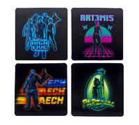 Ready Player One - Posavasos 3D, Tarjeta de Papel, Multicolor, 1 x 10 x 10 cm