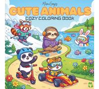 Ready, Set, Color! Cute Animals in Action Coloring Book: 40+ Fun Illustrations of Animals Playing Sports, Skateboarding, Skiing, and More!
