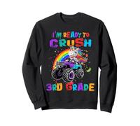 Ready To Crush 3rd Grade Unicorn Monster Truck Back School Sudadera