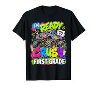 Ready To Crush First Grade Monster Truck Back To School Boy Camiseta
