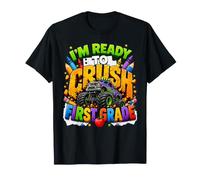 Ready To Crush First Grade Monster Truck Back To School Boy Camiseta
