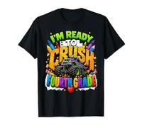 Ready To Crush Fourth Grade Monster Truck Back To School Boy Camiseta