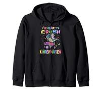 Ready To Crush Kindergarten Unicorn Dinosaur Monster Truck Sudadera con Capucha