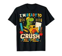 Ready To Crush Pre-K Dinosaur Dozer Back To School Camiseta