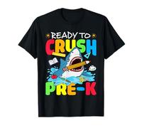 Ready To Crush Pre-k Shark Crush Preschool Back To School Camiseta