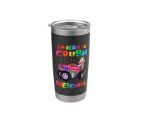Ready To Crush Preschool Unicorn Monster Truck Back School Vaso térmico de acero inoxidable de doble pared
