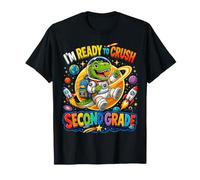 Ready to Crush Second Grade First Day of School Dinosaur Camiseta