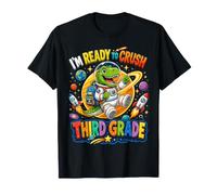 Ready to Crush Third Grade First Day of School Dinosaur Camiseta