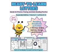 Ready-to-Learn Letters: Expanded Edition, Volume 3 - Letters K-O: Hands-On Phonics, Tracing, and Early Reading Practice